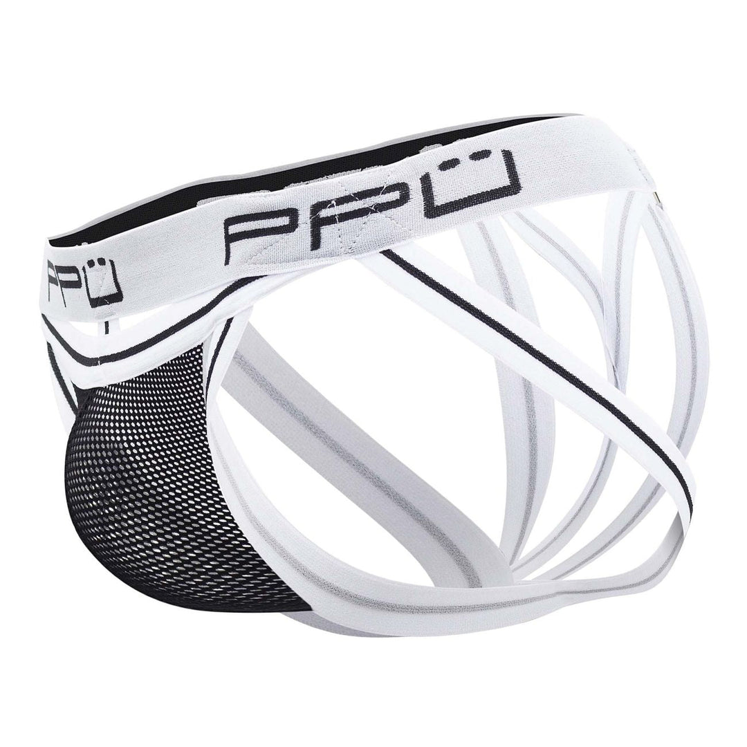 PPU Mesh Jockstrap in White – men's jockstraps