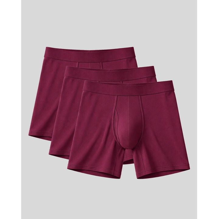 SilkCut Bamboo Boxer Briefs 3-Pack – men's antimicrobial bamboo boxer briefs 5 inch inseam