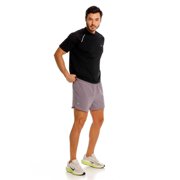 Mundo Unico Corredor athletic shorts in gray – Action Tech performance training shorts branded