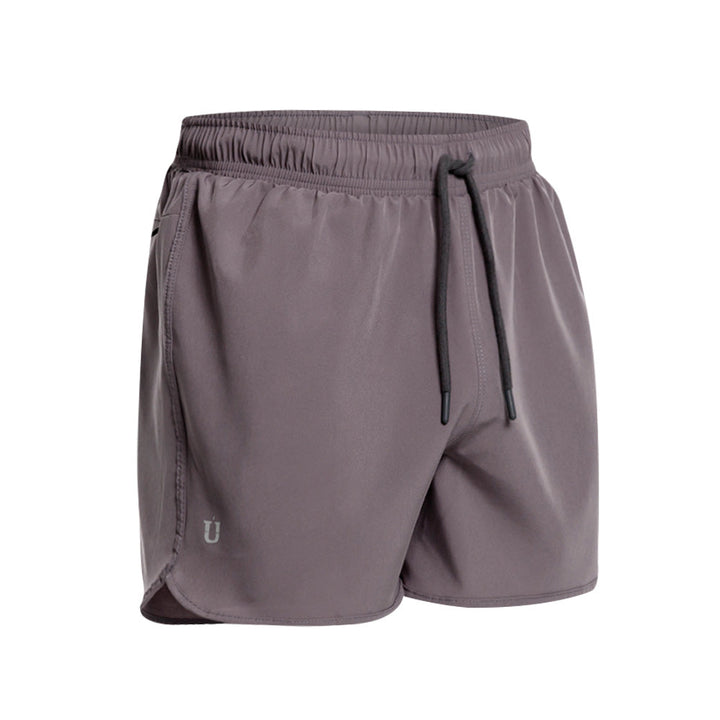 Mundo Unico Corredor athletic shorts in gray – Action Tech performance training shorts branded