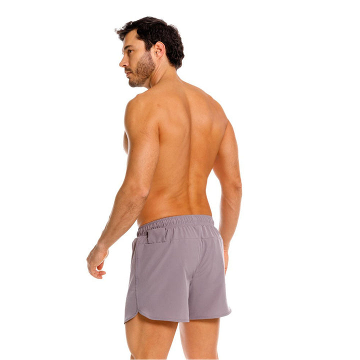 Mundo Unico Corredor athletic shorts in gray – Action Tech performance training shorts branded