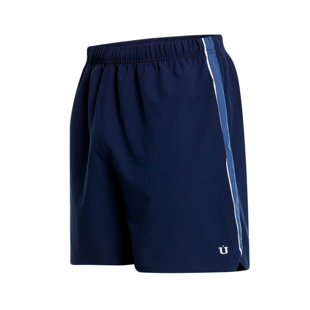 Mundo Unico Longitud athletic shorts in blue – Action Tech contrast panel performance training shorts
