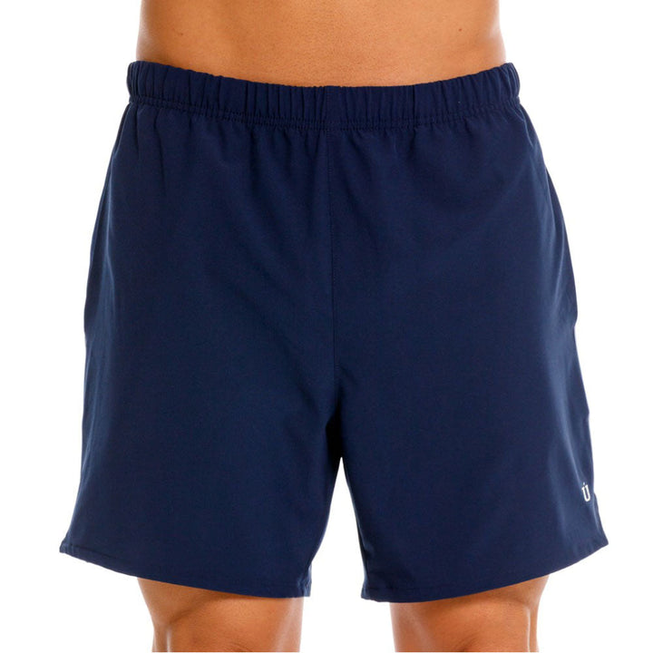 Mundo Unico Longitud athletic shorts in blue – Action Tech contrast panel performance training shorts
