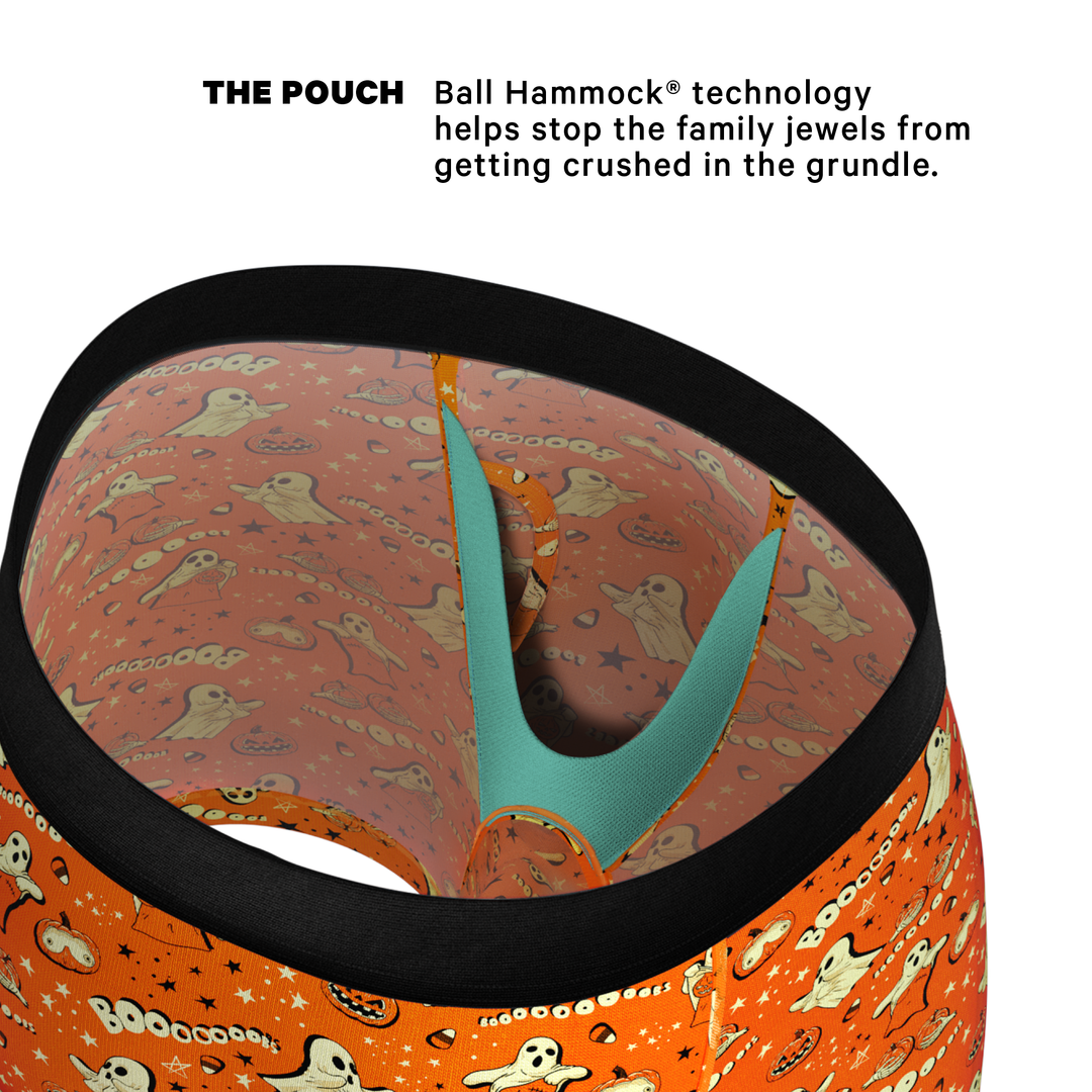 The Paranormal Entitty | Ghost Busts Ball Hammock® Pouch Boxer Briefs with Fly