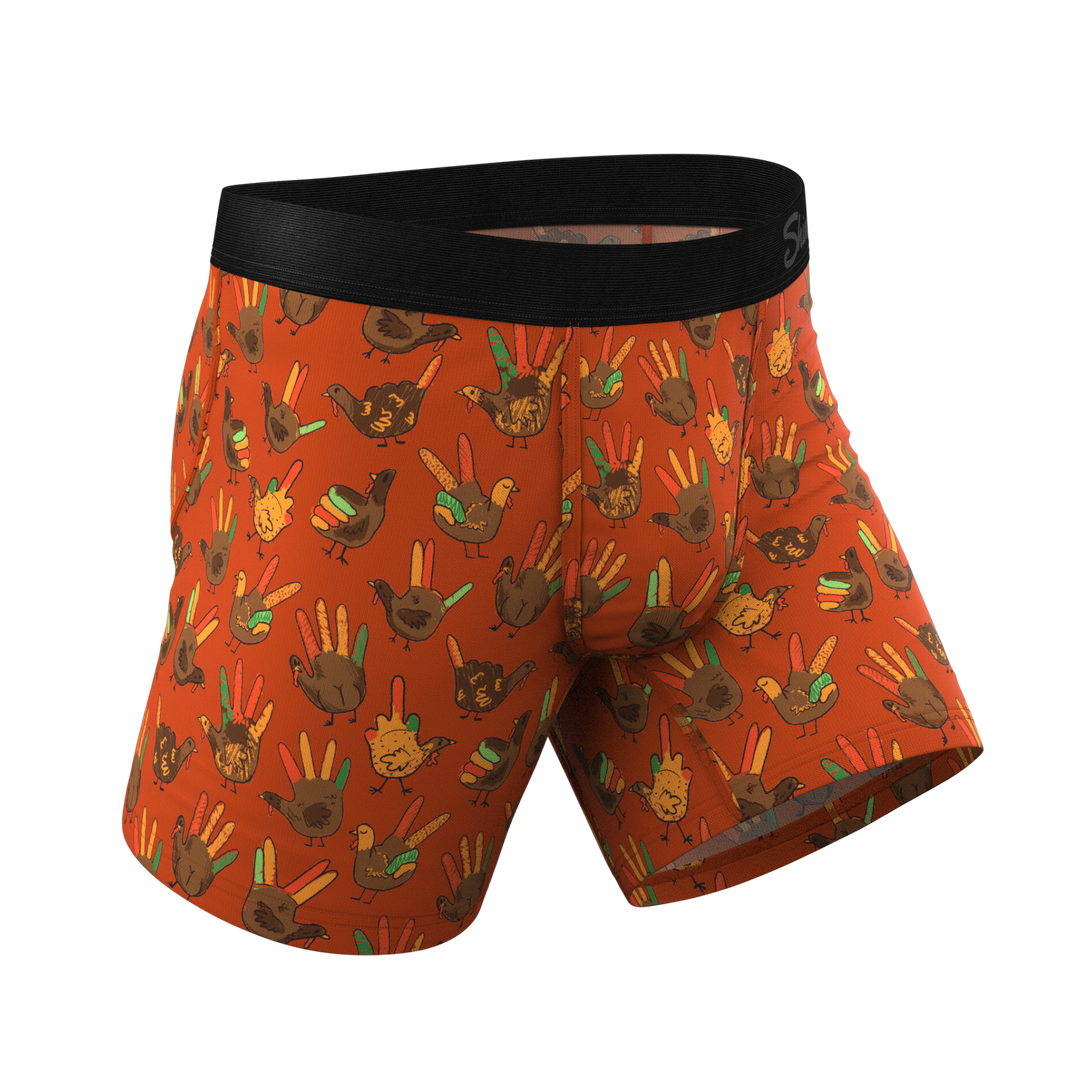 The Party Fowl Thanksgiving Turkey Ball Hammock® Pouch Underwear
