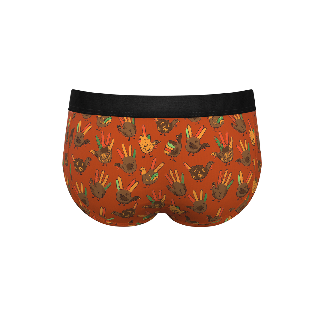 The Party Fowl Thanksgiving Turkey Ball Hammock® Pouch Underwear Briefs