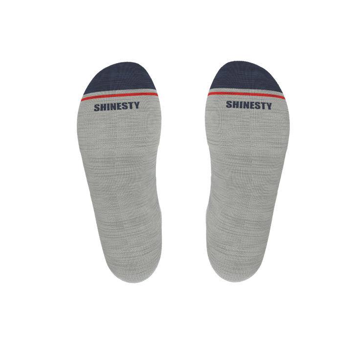 The Pebble | Grey Heel Hammock™ Ankle Socks