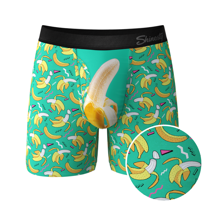 The Peel Deal Retro Banana Boxer Briefs with Ball Hammock® Pouch & Fly