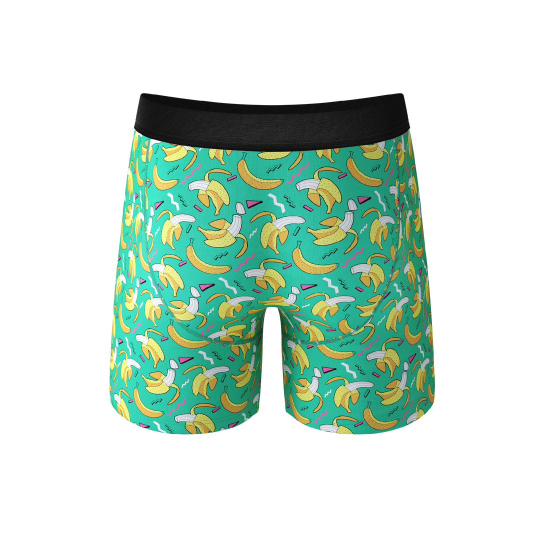 The Peel Deal Retro Banana Boxer Briefs with Ball Hammock® Pouch & Fly