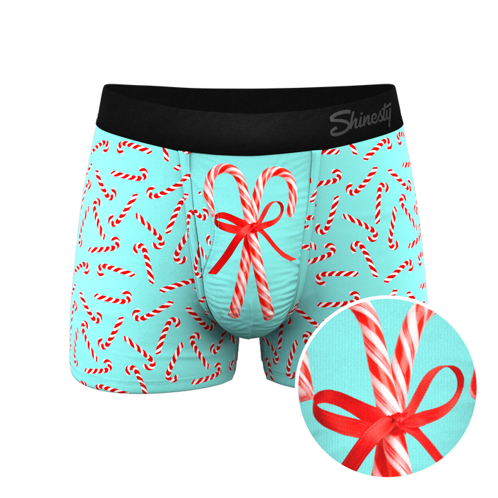 Peppermint Pimp Canes Candy Cane Trunks with Ball Hammock® Pouch