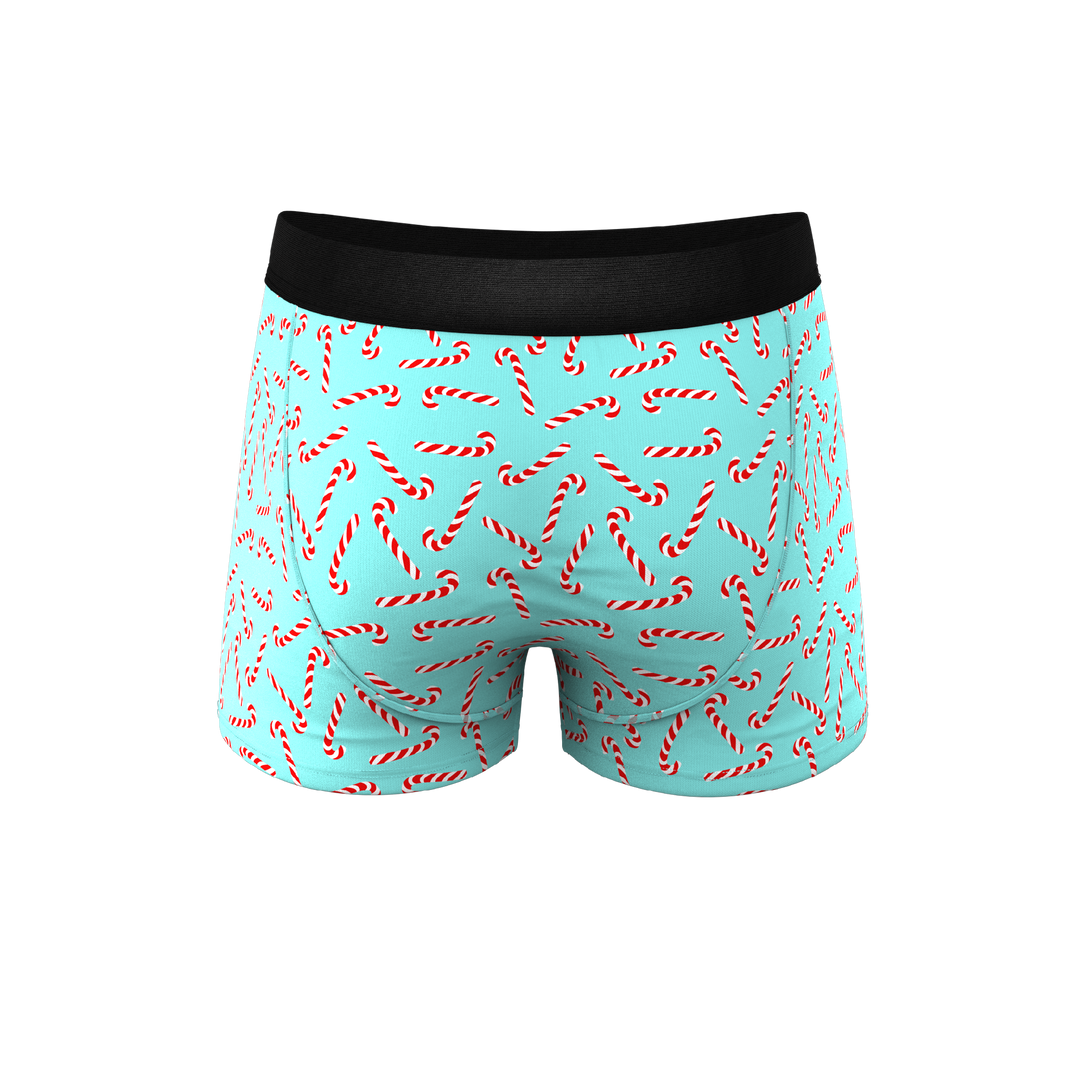 Peppermint Pimp Canes Candy Cane Trunks with Ball Hammock® Pouch