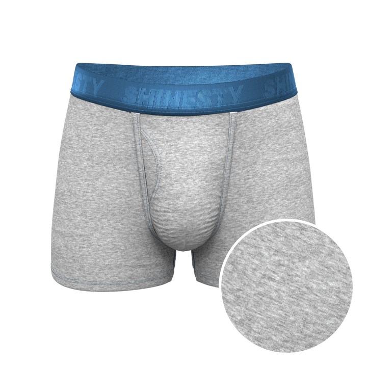 The Physical Education Heather Grey & Blue Ball Hammock® Pouch Trunks Underwear