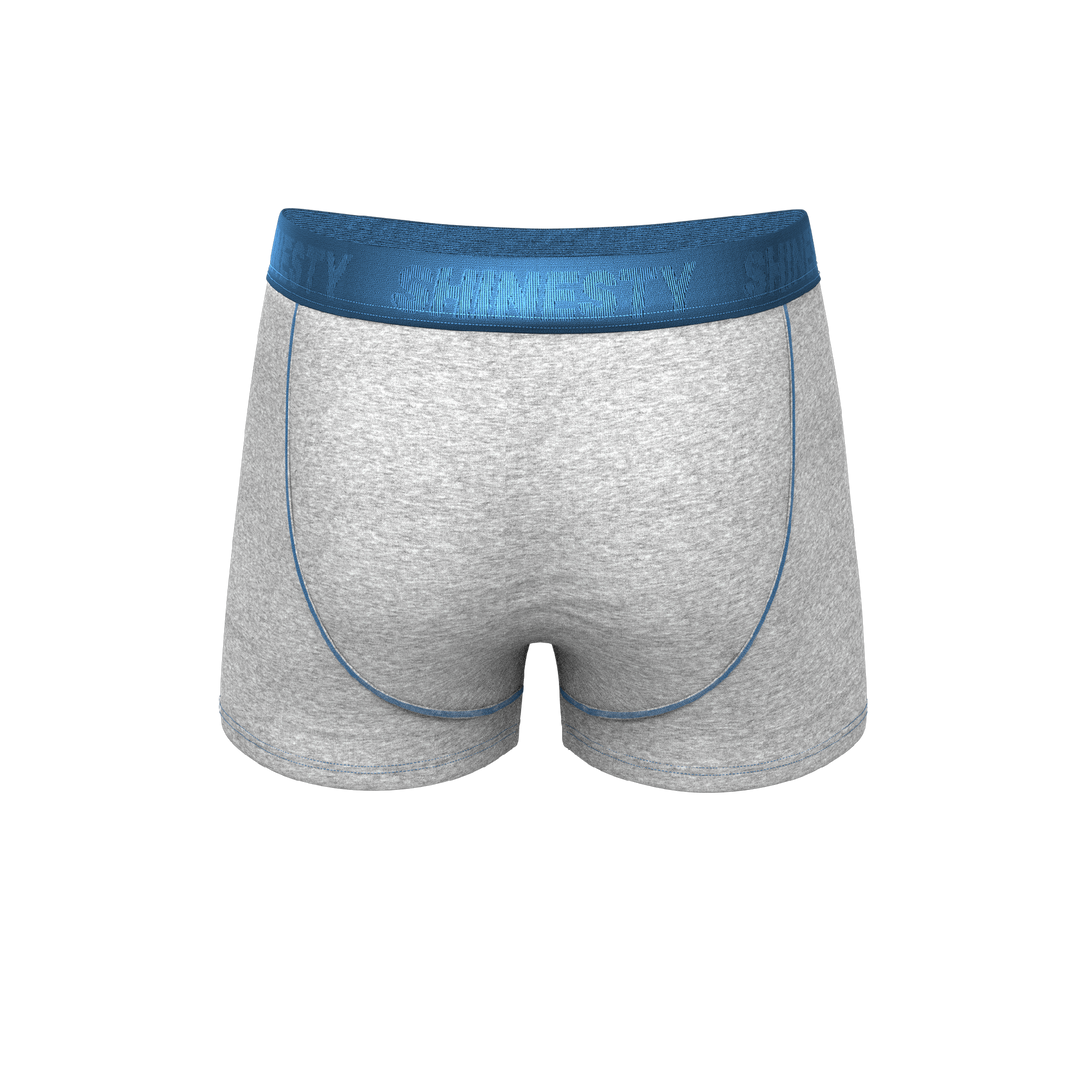 The Physical Education Heather Grey & Blue Ball Hammock® Pouch Trunks Underwear