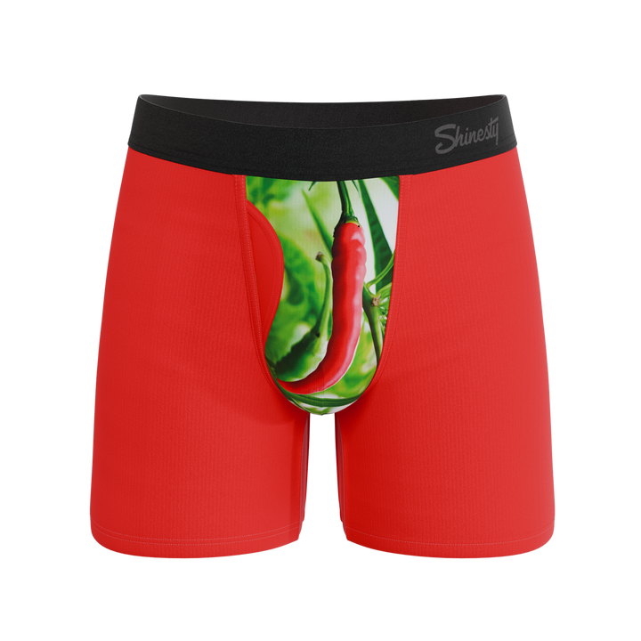 Shinesty The Picante | Chili Pepper Ball Hammock® Magnum Big Pouch Underwear