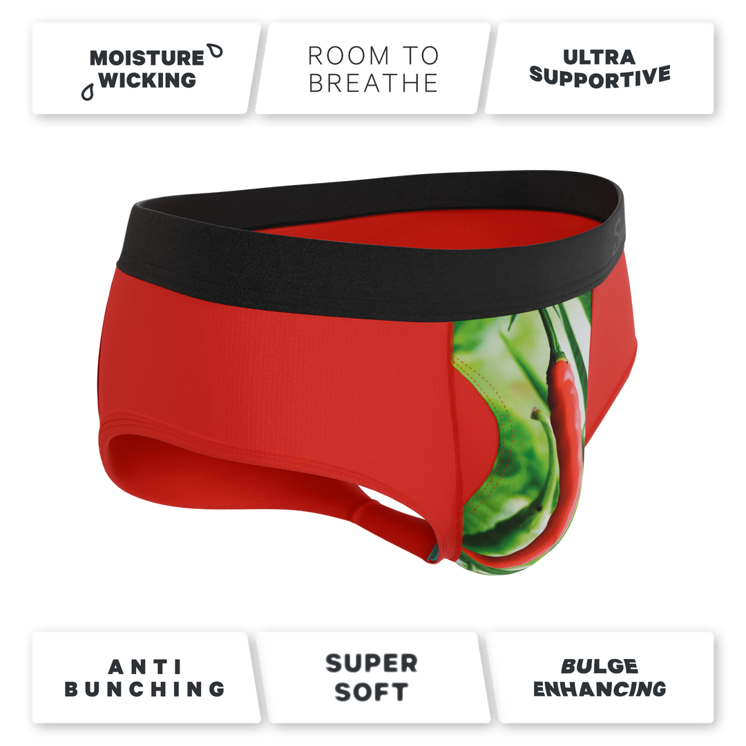 Shinesty The Picante | Chili Pepper Ball Hammock® Pouch Underwear Briefs