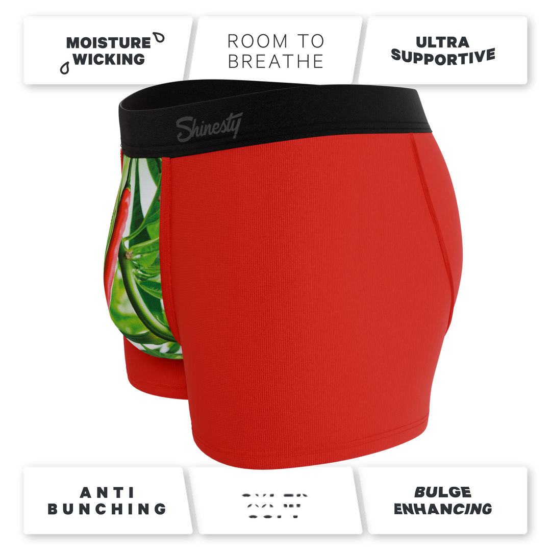 Men's Ball Hammock® Pouch Trunks - The Picante - Chili Pepper Print