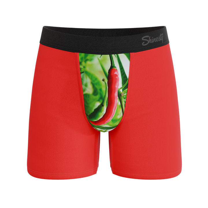 Shinesty The Picante | Chili Pepper Ball Hammock® Pouch Boxer Briefs