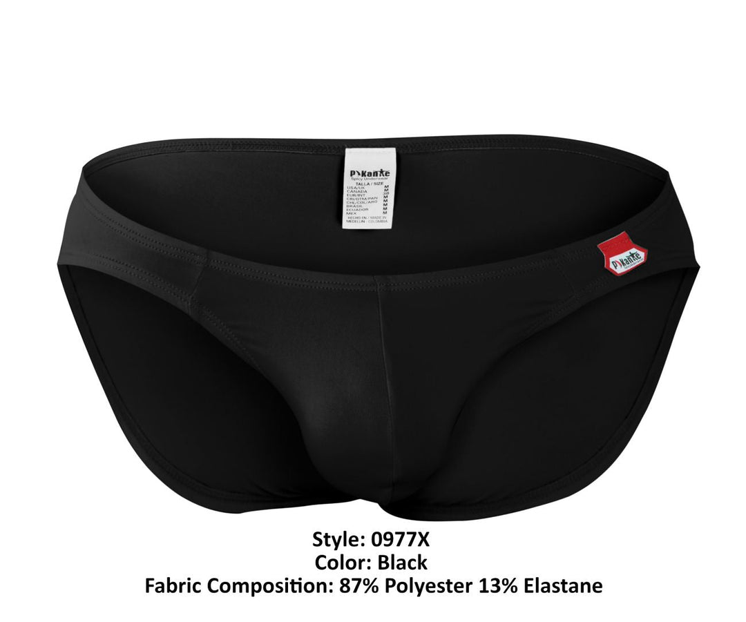 Pikante Angola Bikini in Black – men's briefs