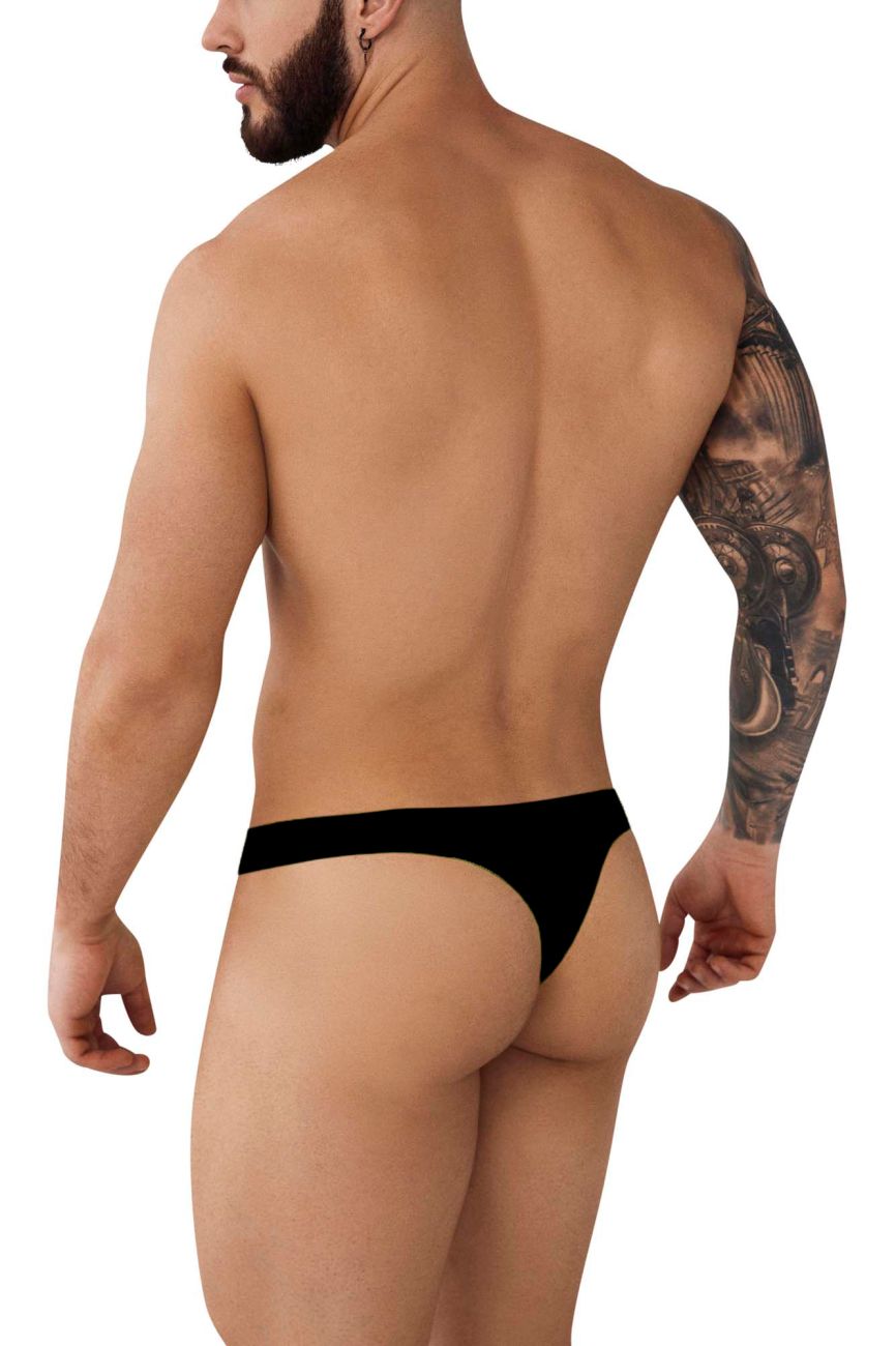 Pikante Angola Thongs in Black – men's thongs