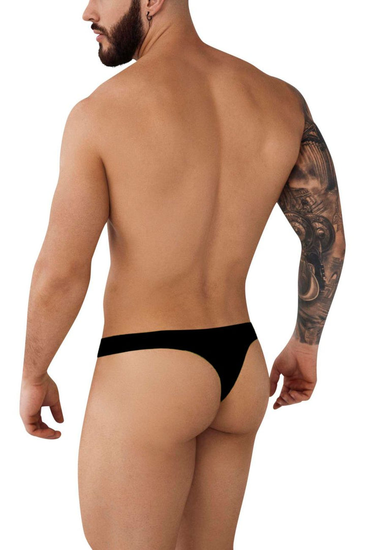 Pikante Angola Thongs in Black – men's thongs