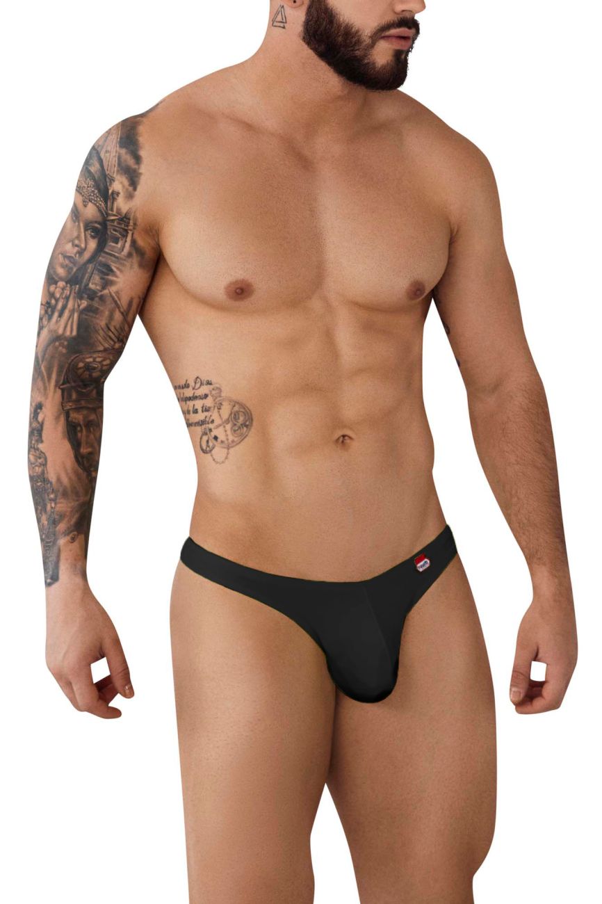 Pikante Angola Thongs in Black – men's thongs