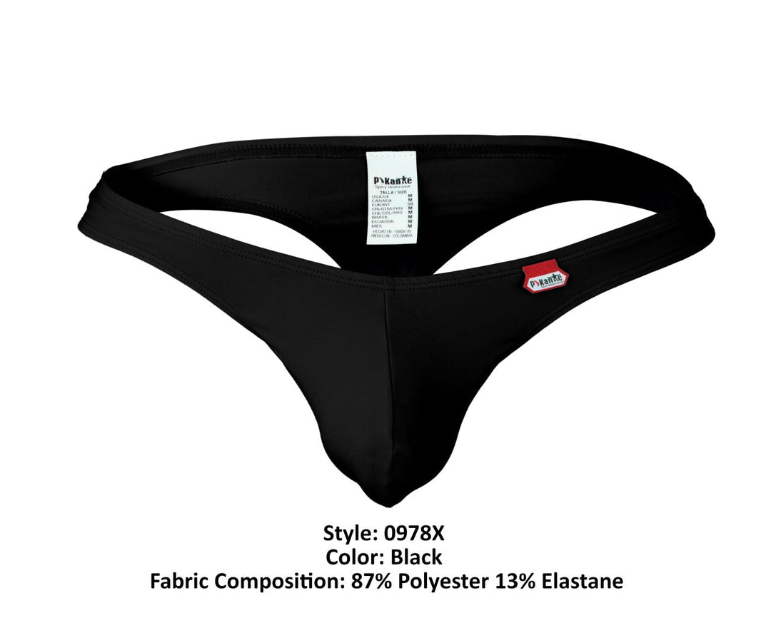 Pikante Angola Thongs in Black – men's thongs