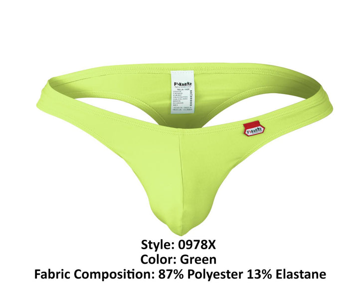 Pikante Angola Thongs in Green – men's thongs
