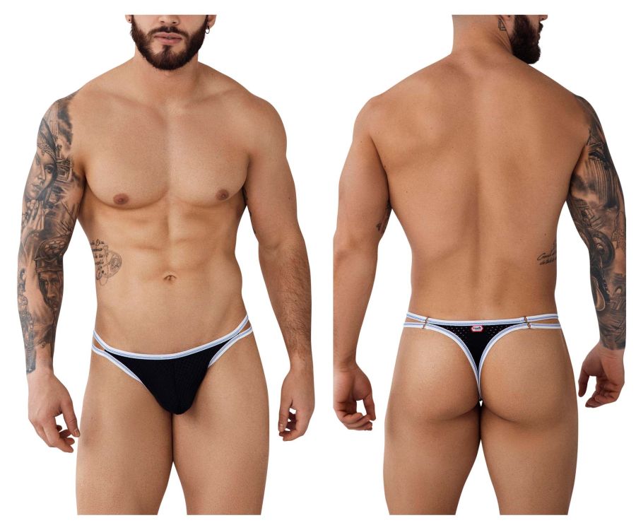 Pikante Novo Thongs in Black – men's thongs