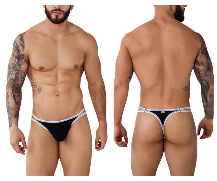 Pikante Novo Thongs in Black – men's thongs