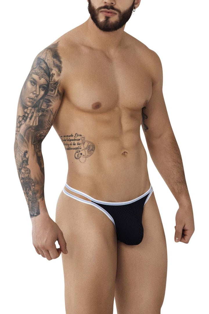 Pikante Novo Thongs in Black – men's thongs