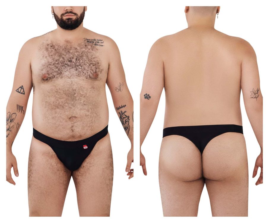 Pikante Terni Thongs in Black – men's thongs