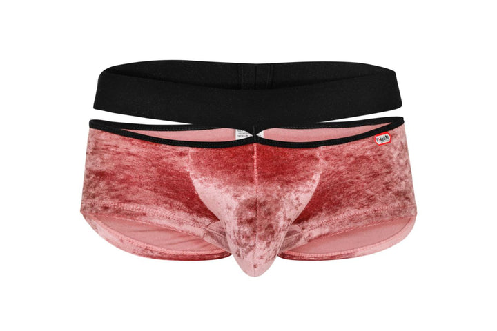 Pikante Clandestine Velvet Trunks in Pink – men's trunks