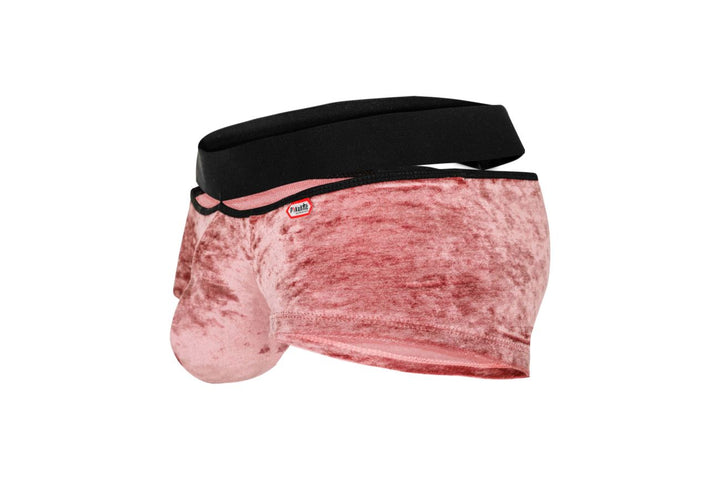 Pikante Clandestine Velvet Trunks in Pink – men's trunks
