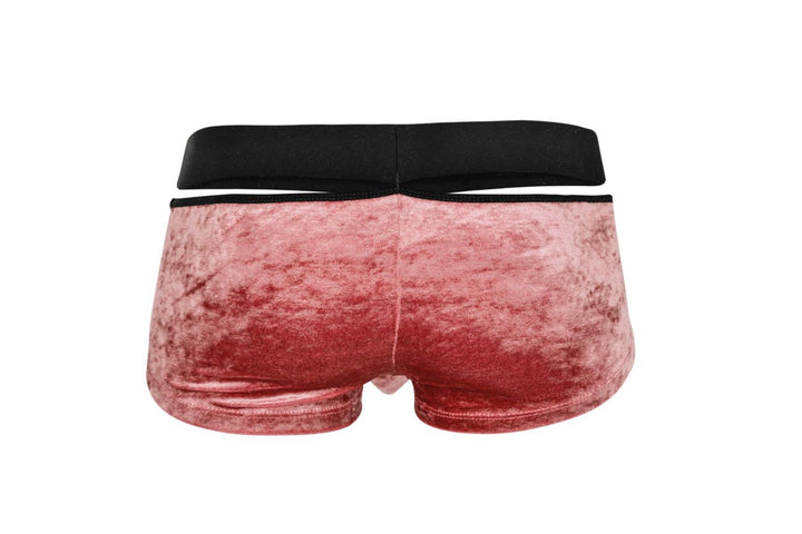 Pikante Clandestine Velvet Trunks in Pink – men's trunks