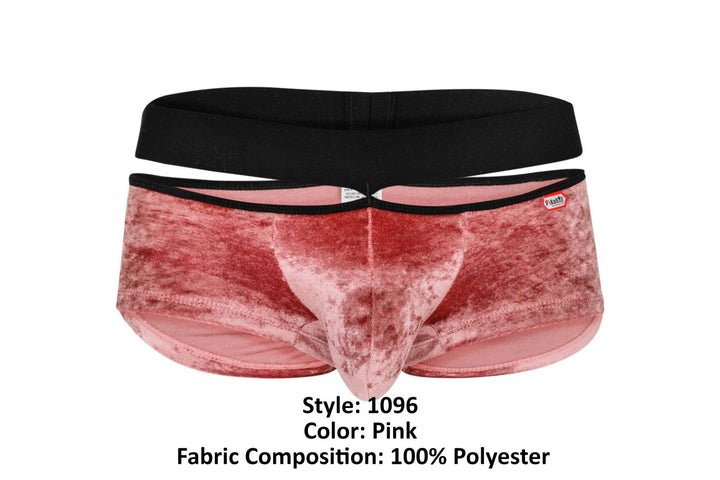 Pikante Clandestine Velvet Trunks in Pink – men's trunks