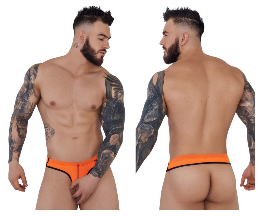 Pikante Sonar Ball Lifter in Orange – men's thongs