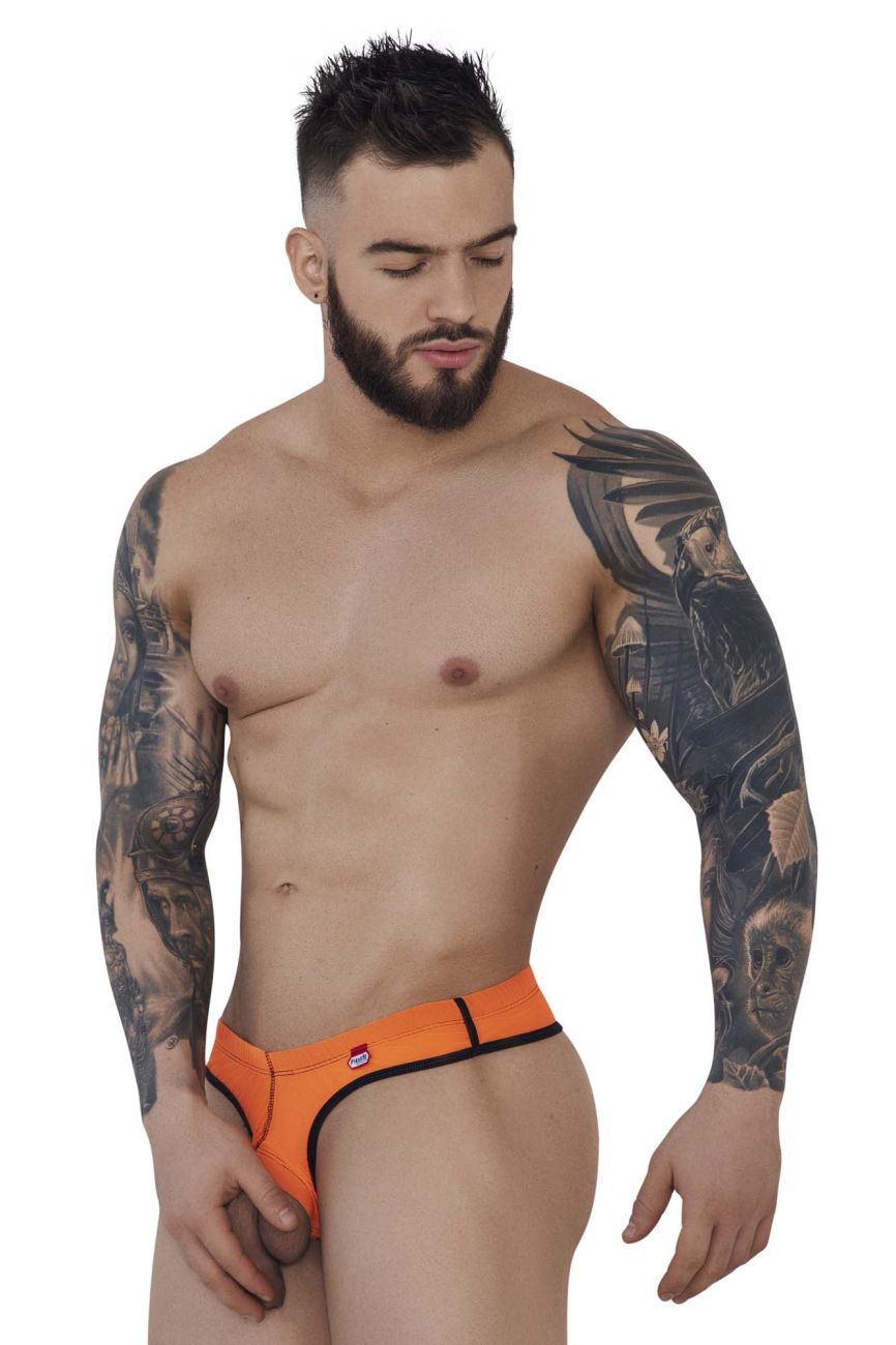 Pikante Sonar Ball Lifter in Orange – men's thongs