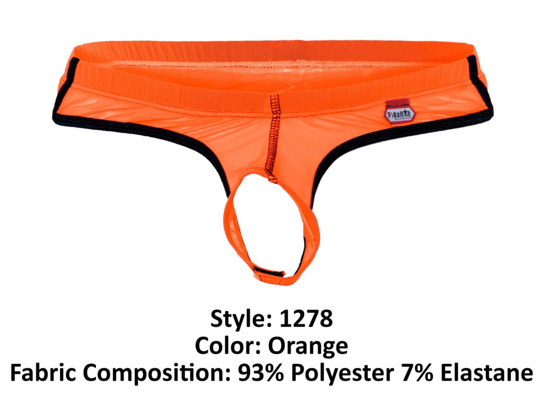 Pikante Sonar Ball Lifter in Orange – men's thongs