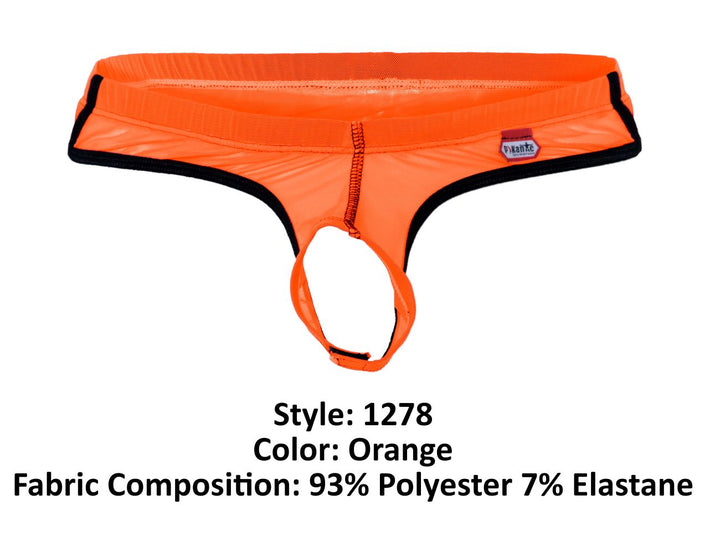 Pikante Sonar Ball Lifter in Orange – men's thongs