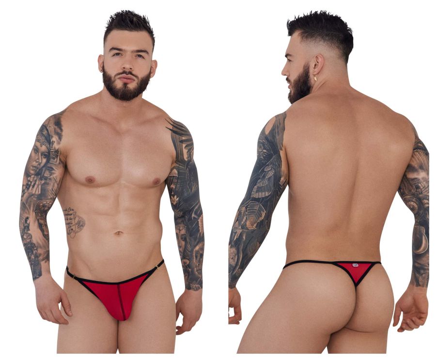 Pikante Sonar Thongs in Red – men's thongs
