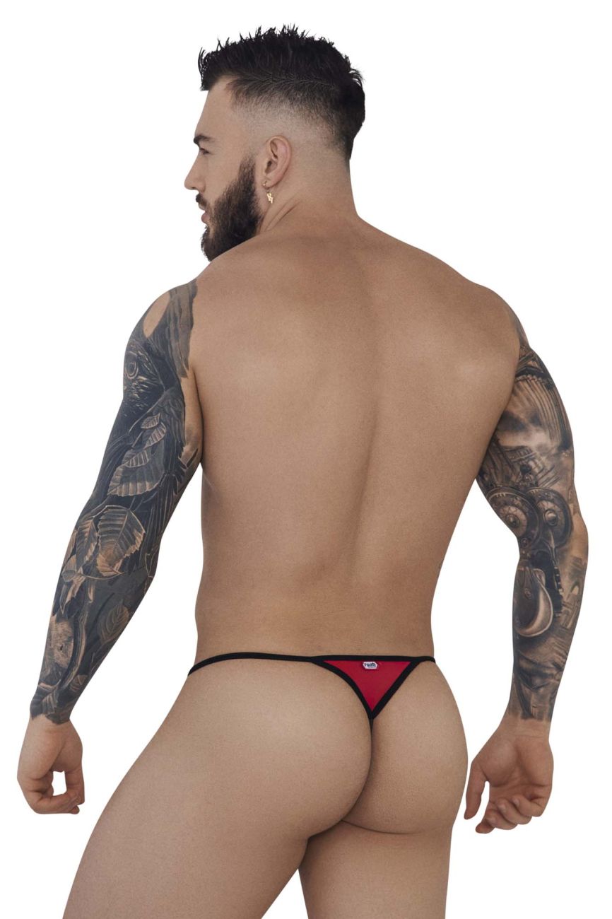 Pikante Sonar Thongs in Red – men's thongs