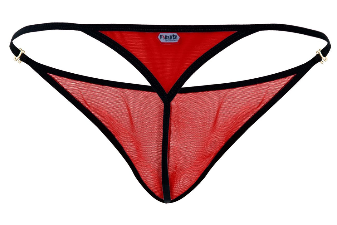Pikante Sonar Thongs in Red – men's thongs