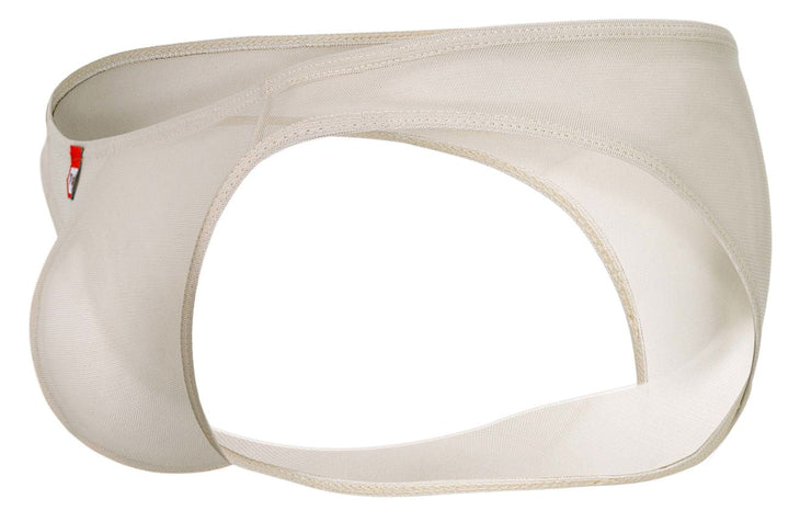Pikante Luxury Briefs in Beige Mesh – men's briefs