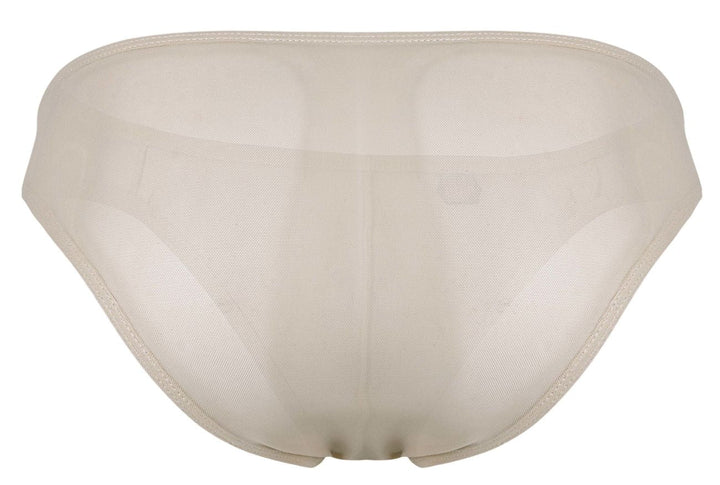 Pikante Luxury Briefs in Beige Mesh – men's briefs
