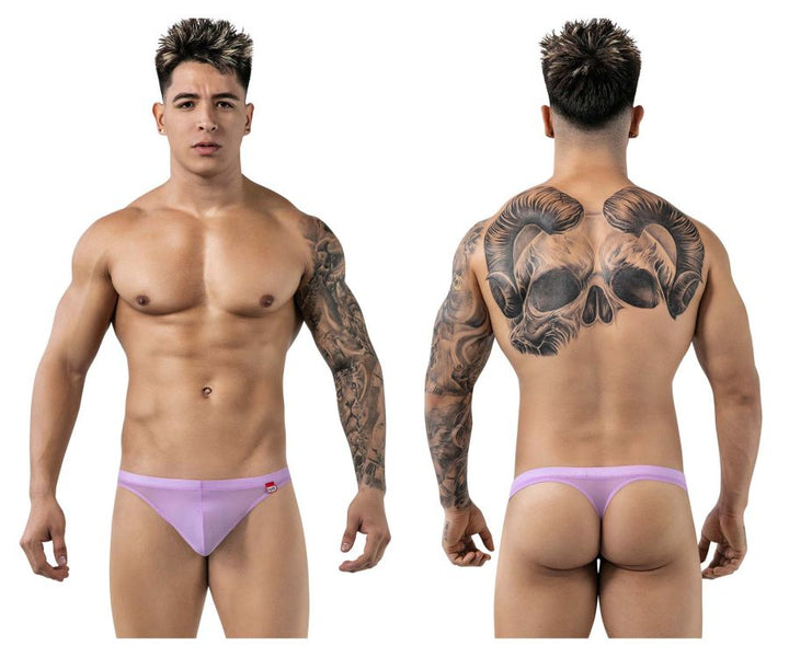 Pikante Luxury Thongs in Lilac Mesh – men's thongs
