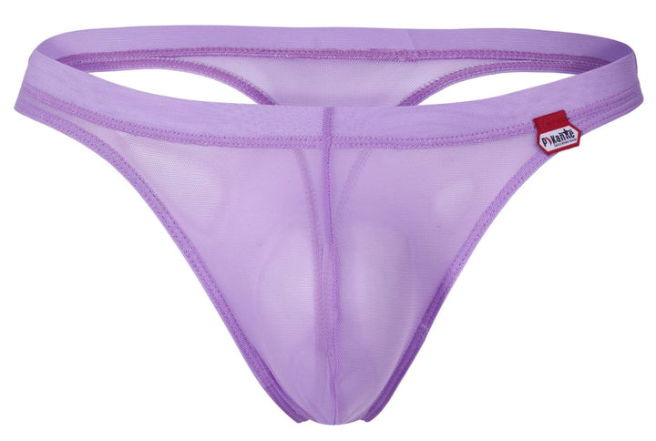 Pikante Luxury Thongs in Lilac Mesh – men's thongs