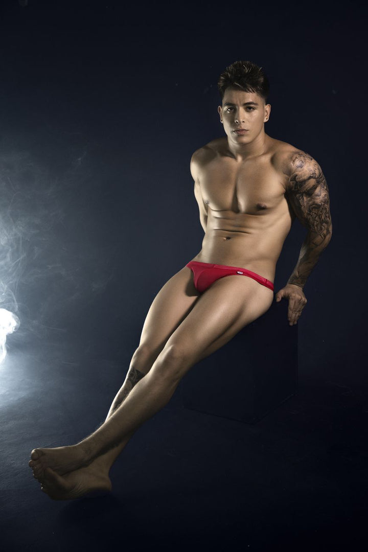 Pikante Luxury Thongs in Red Mesh – men's thongs