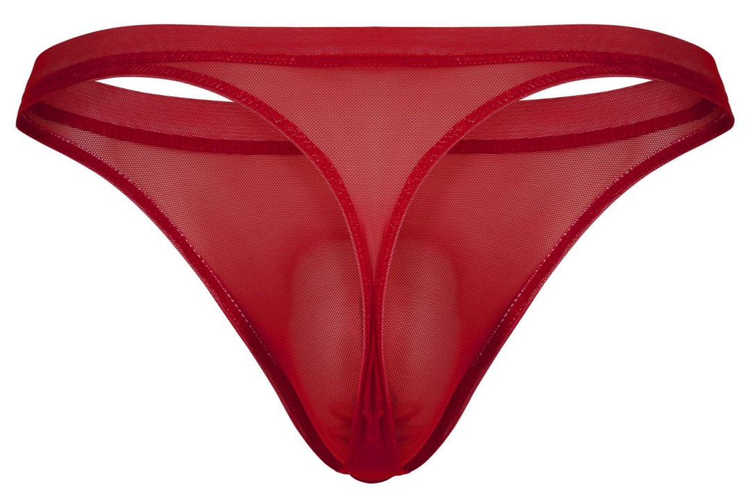 Pikante Luxury Thongs in Red Mesh – men's thongs