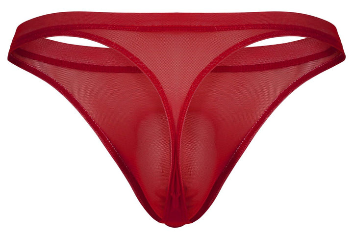 Pikante Luxury Thongs in Red Mesh – men's thongs