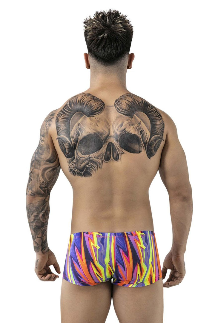 Pikante Abstract Men's Trunk Underwear in Purple – men's trunks